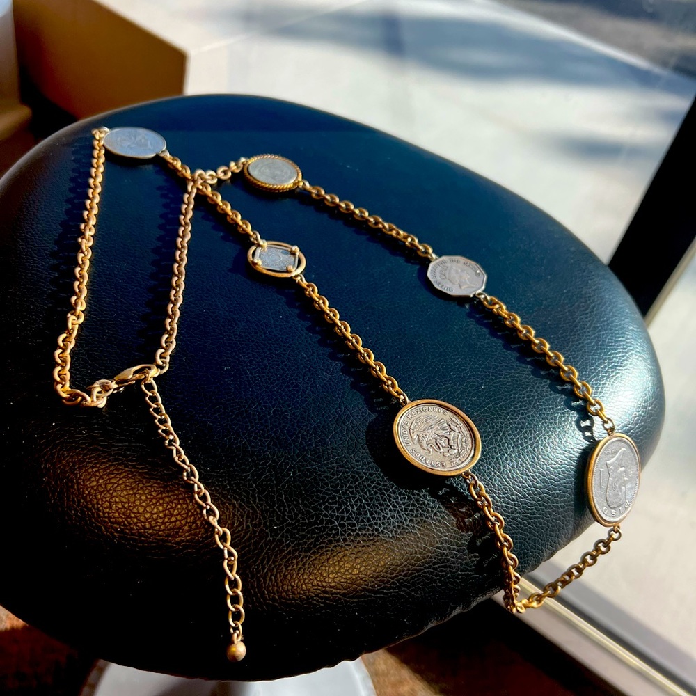 Chico’s Gold and Coin necklace